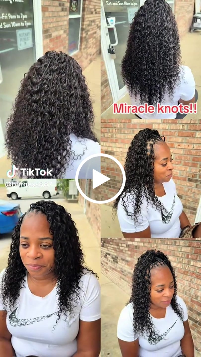 Customer video review of Wet and Wavy Human Crochet Hair