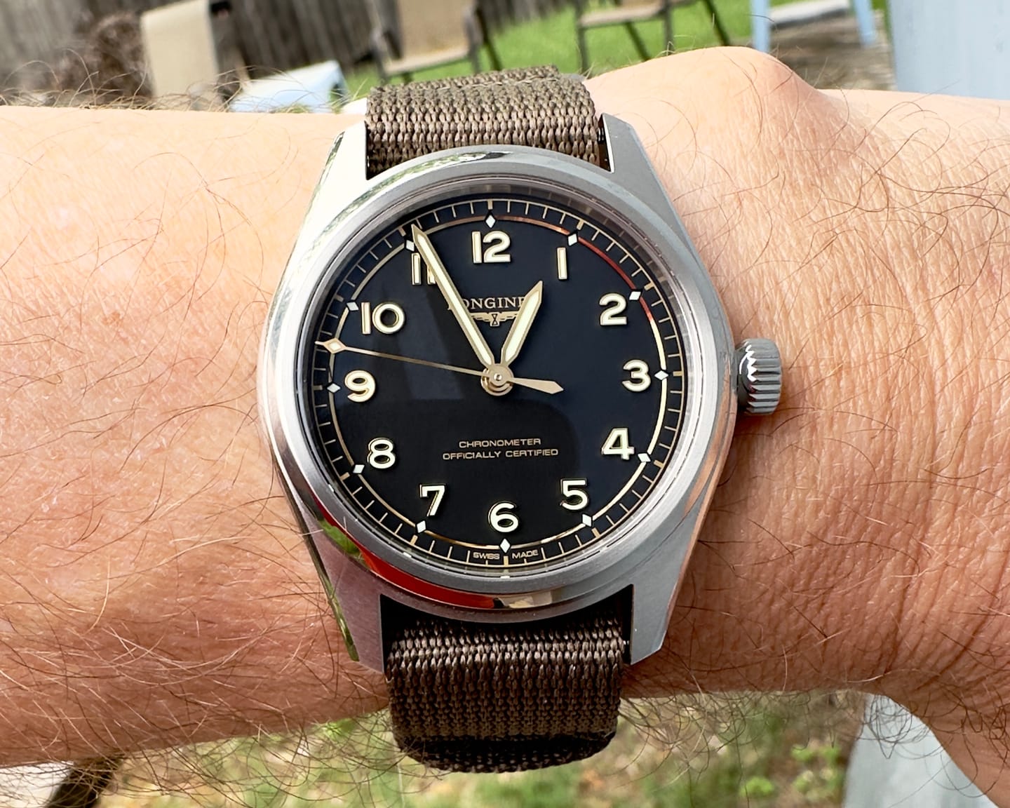 Customer photo review of Glomar Explorer - Hook And Loop Watch Strap