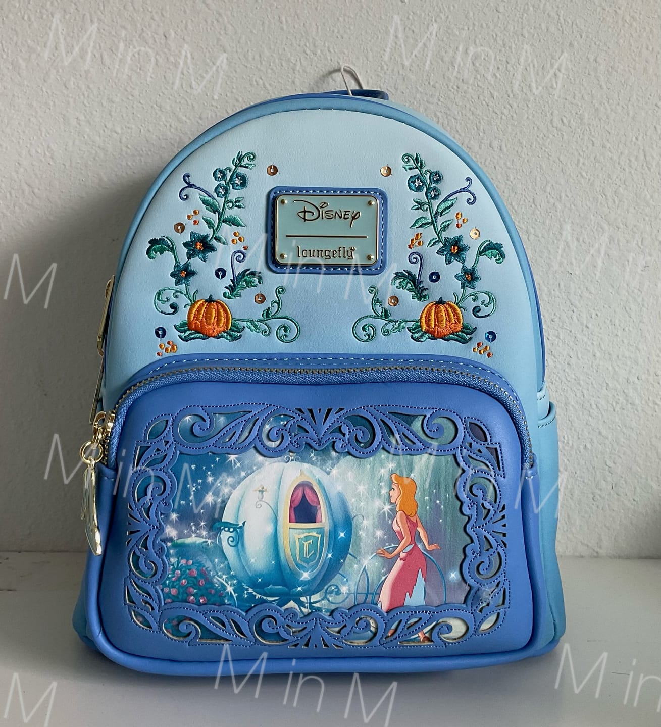 Customer photo review of Loungefly Disney Princess Dreams Series Cinderella Mini Backpack - 707 Street Exclusive