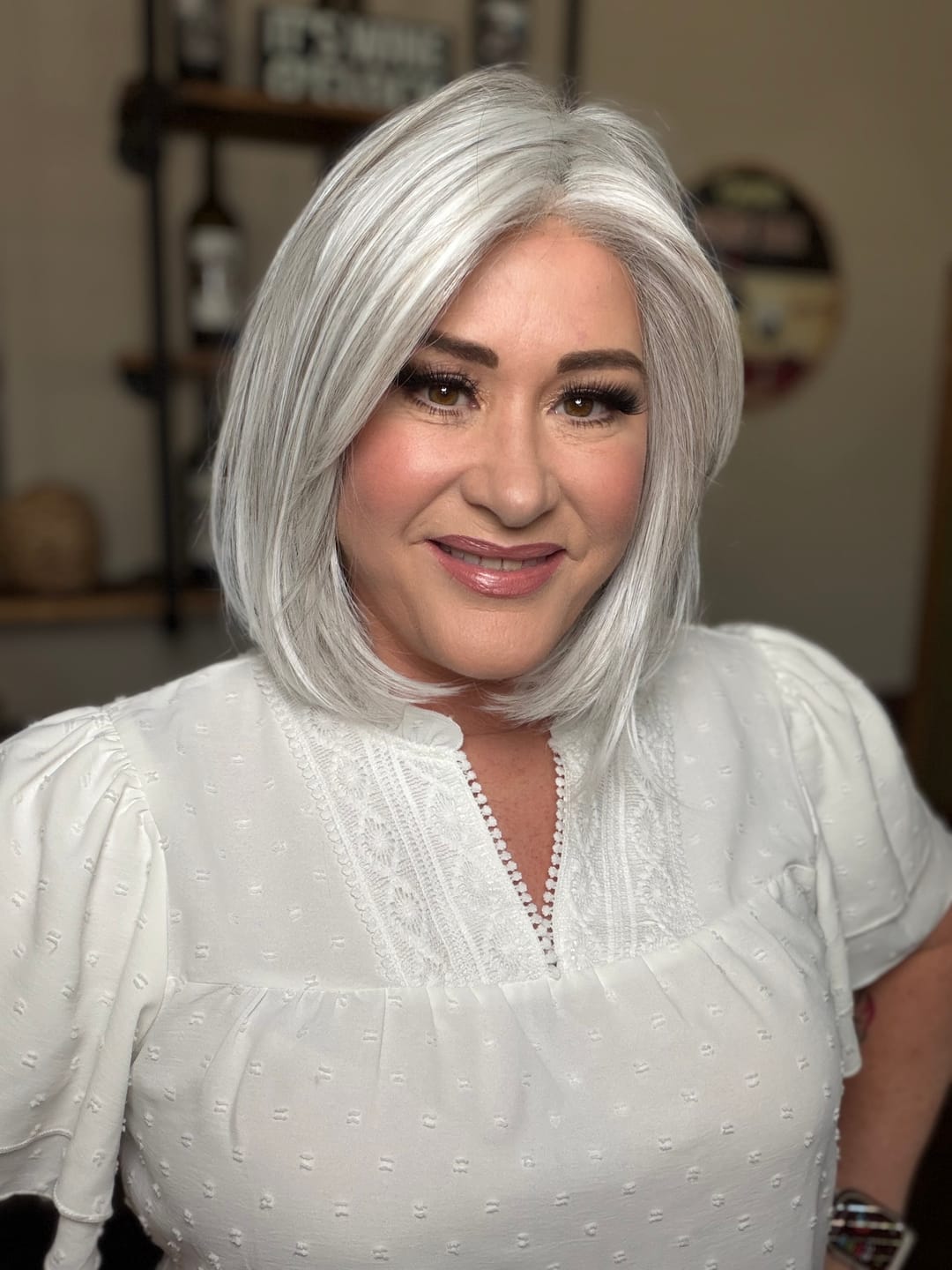 Customer photo review of FIERCE FOCUS - Burnished Snow