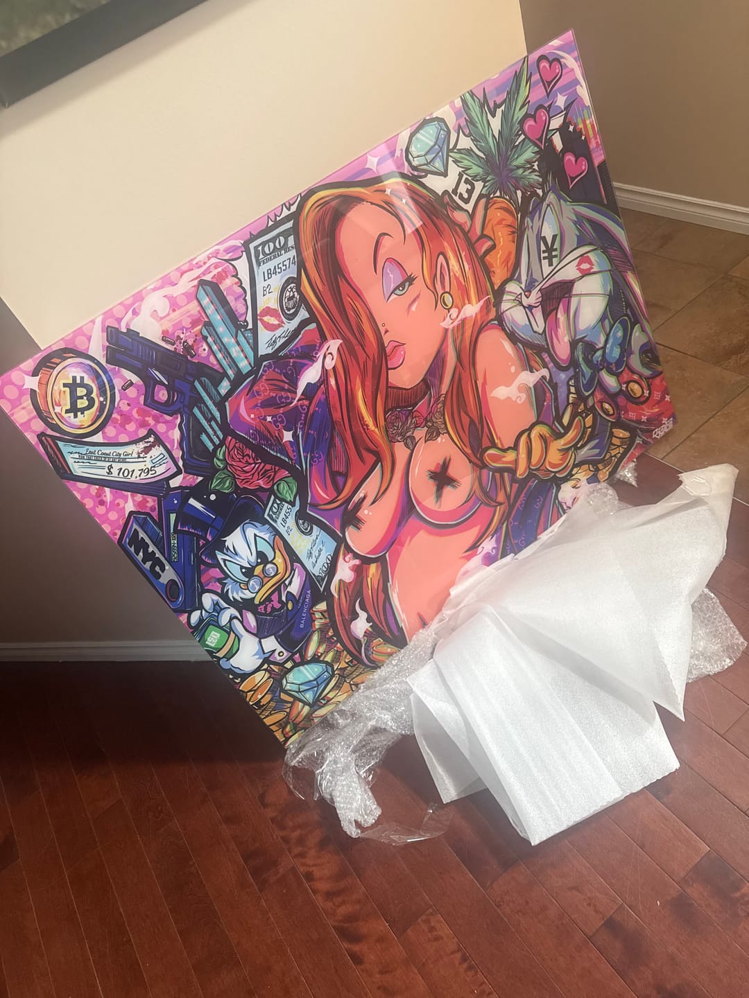 Customer photo review of East Coast Karrots Wall Art