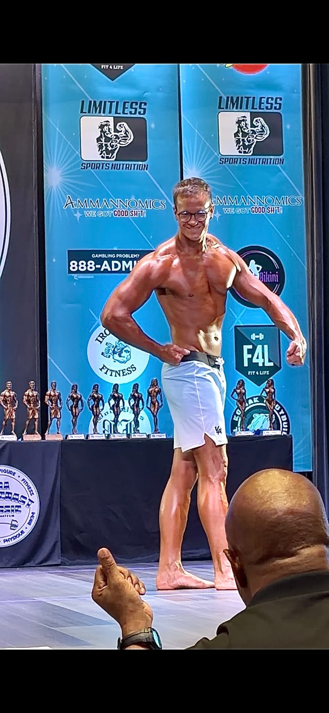 Customer photo review of 1067 - Men's physique Stage Shorts