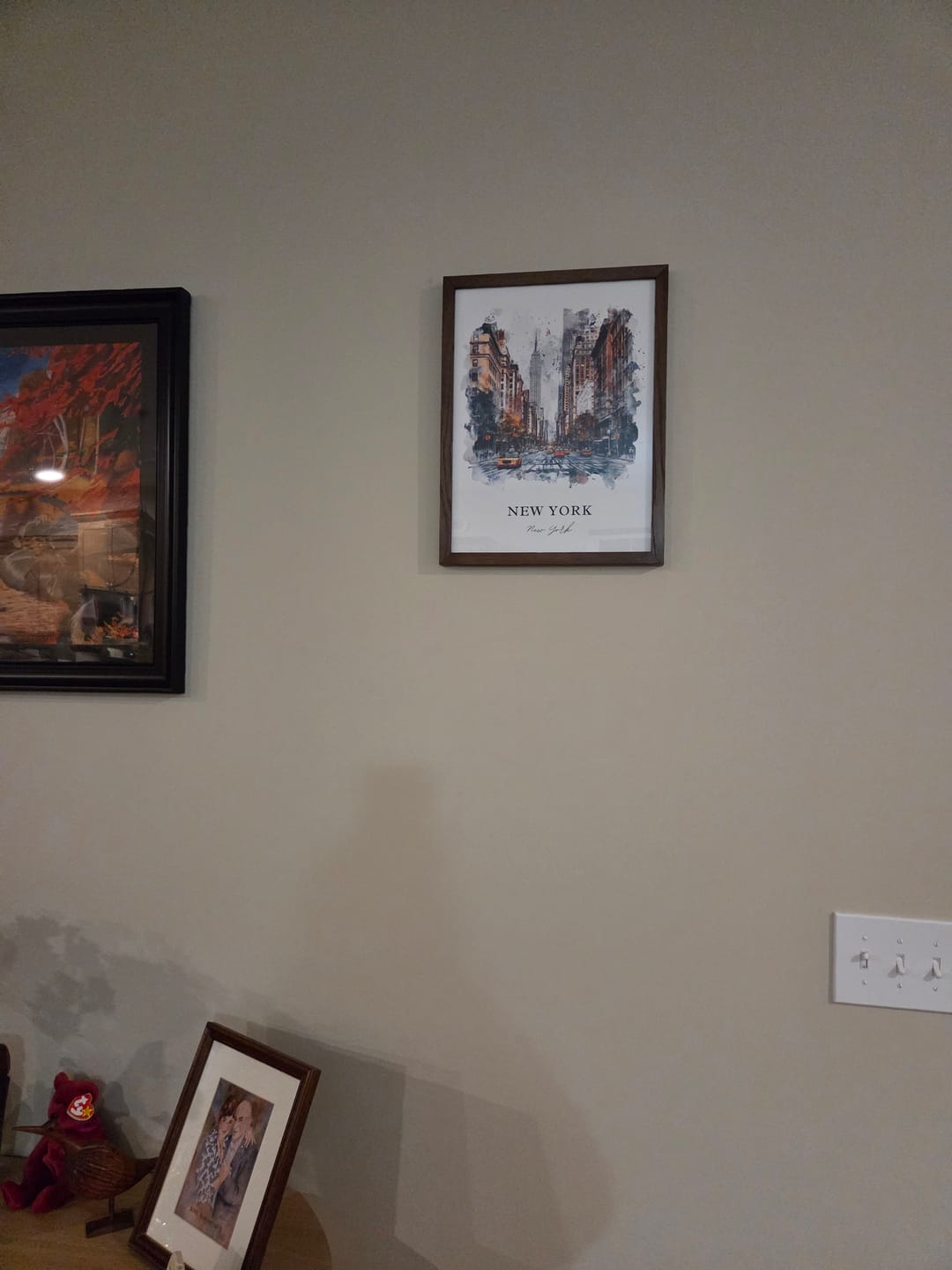 Customer photo review of New York City, New York, USA – Watercolor Art Print