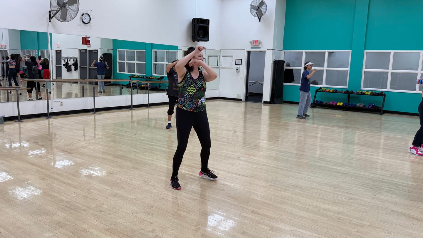 Customer photo review of Latin Movement Mesh Tank
