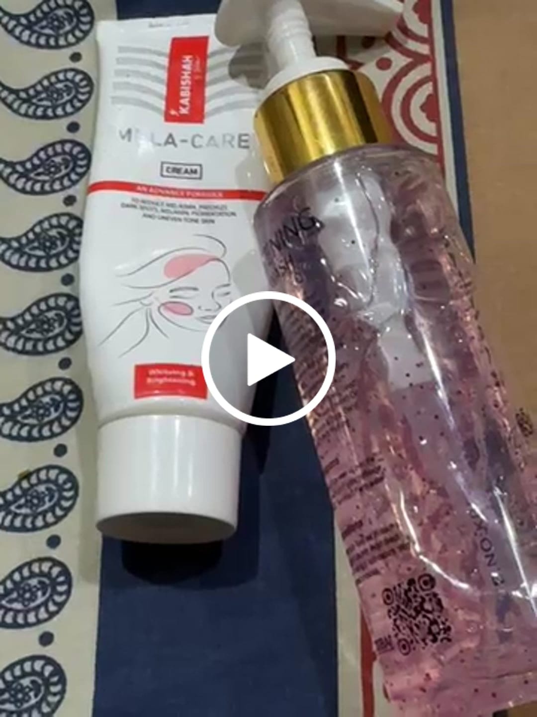 Customer video review of Pigmentation Bundle: Face Wash & Melasma Cream Duo