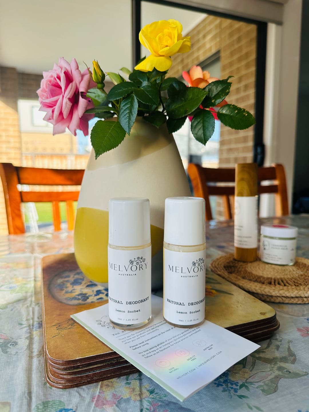 Customer photo review of Natural Deodorant Lemon Sorbet