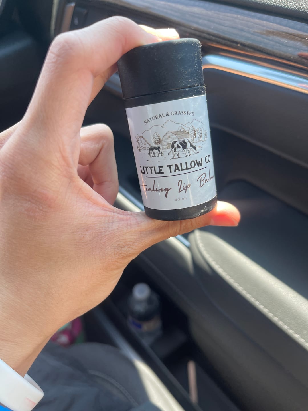Customer photo review of Tallow Lip Balm Bundle