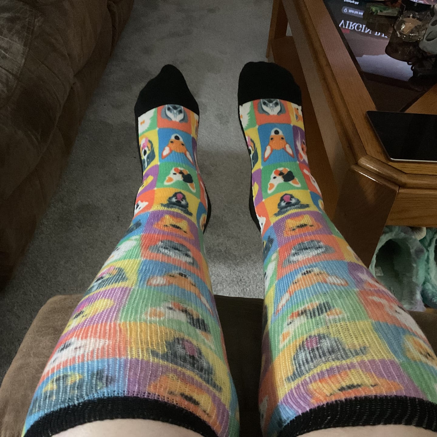 Customer photo review of Koi Blossoms  EasyStretch™ Socks