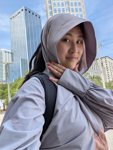 Customer photo review of Women's Headscarf-Style Sun Protection Jacket UPF 100+ UL001