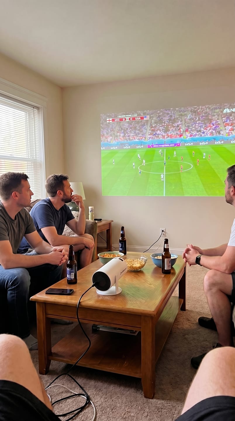 Customer photo review of CineMaster Pro® - 4K Smart Projector