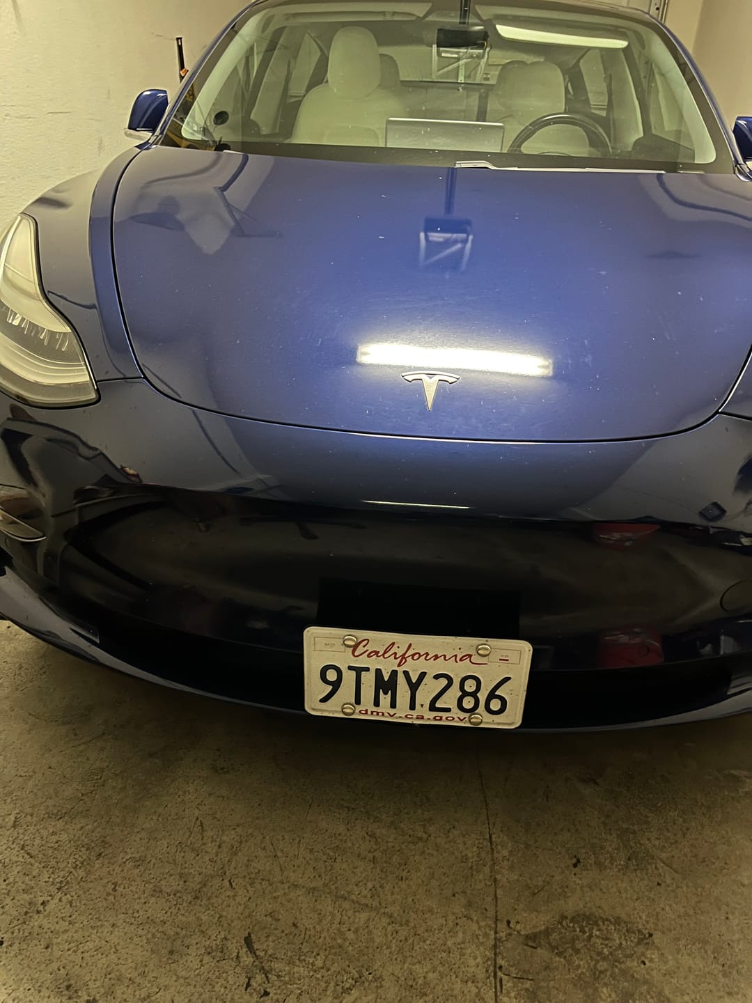 Customer photo review of No Drill Anti-theft Front License Plate Holder For Tesla Model 3/Y(2017-2023), Front License Plate Bracket Mounting Kit