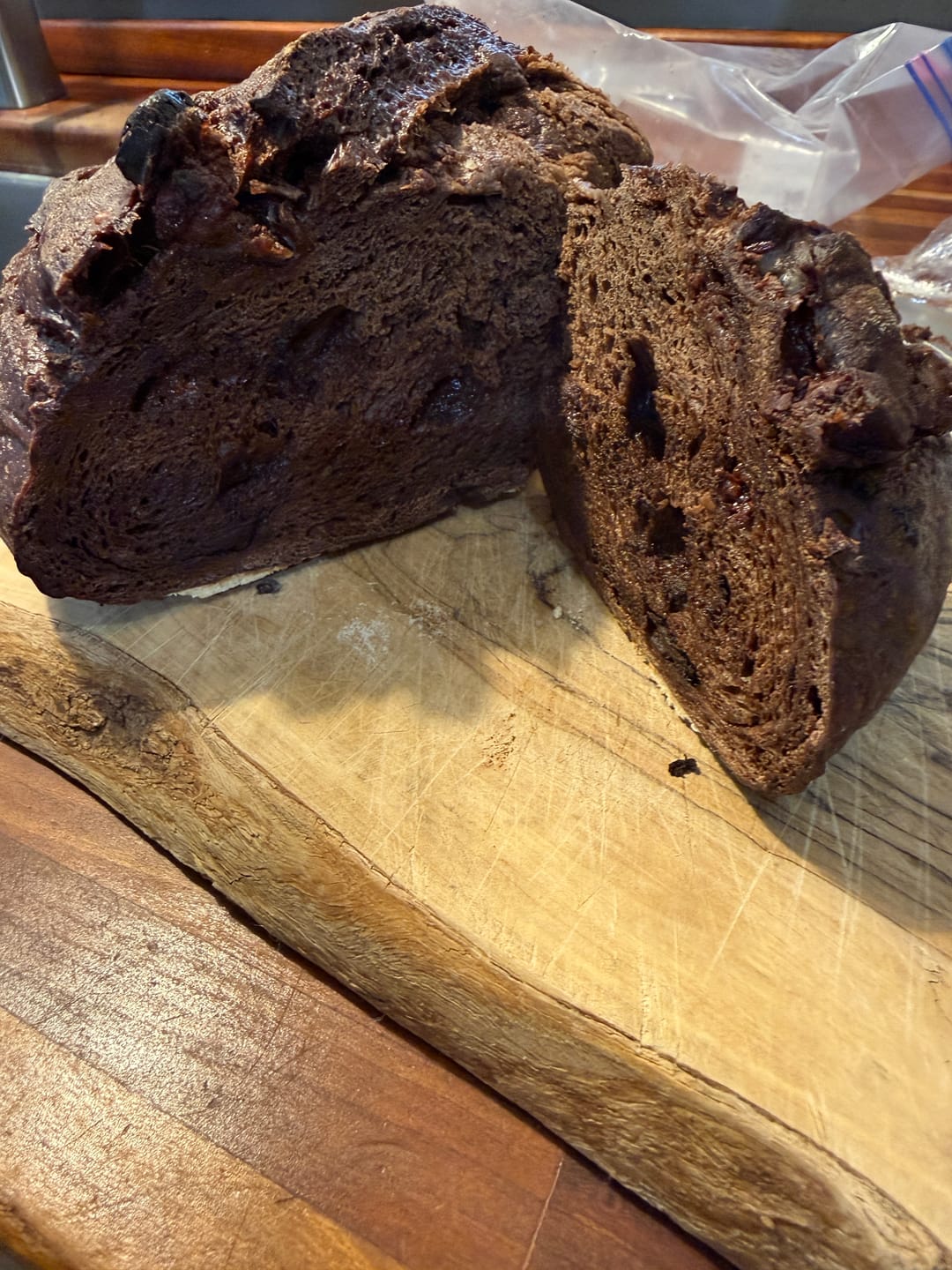 Customer photo review of Live 119 Year Old Valrhona CHOCOLATE Sourdough Starter Includes Maintenance PDF & Chocolate Noir Loaf Recipe