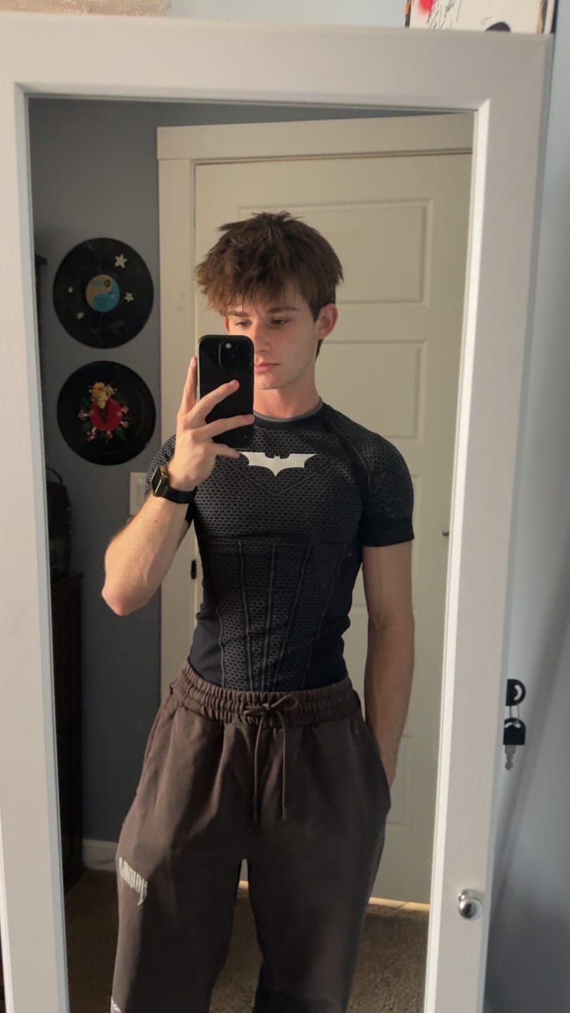 Customer photo review of 4259 - Batman Compression Tees