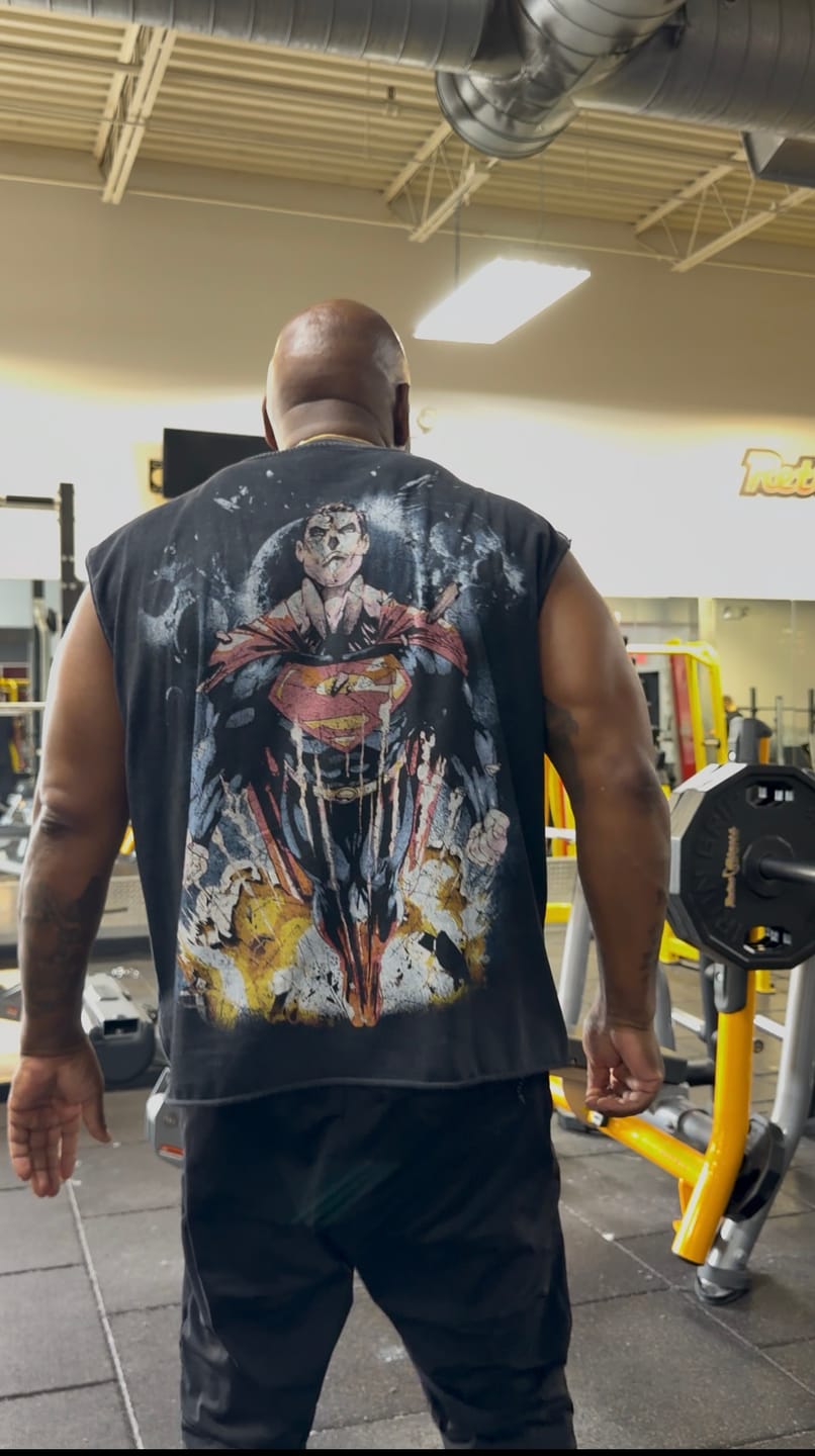Customer photo review of 3004 - Superman Cut-Offs
