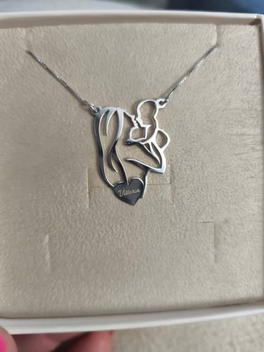 Customer photo review of Collana Mamma e Figlio