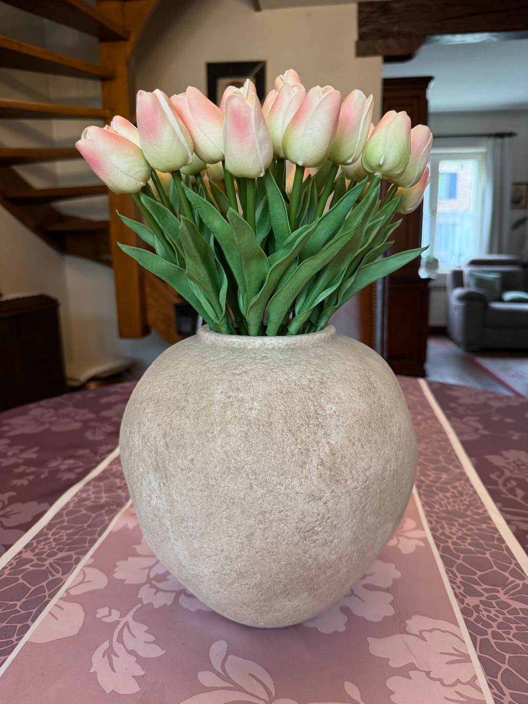 Customer photo review of Tulpen Boeket - Oud Roze (25 stengels)