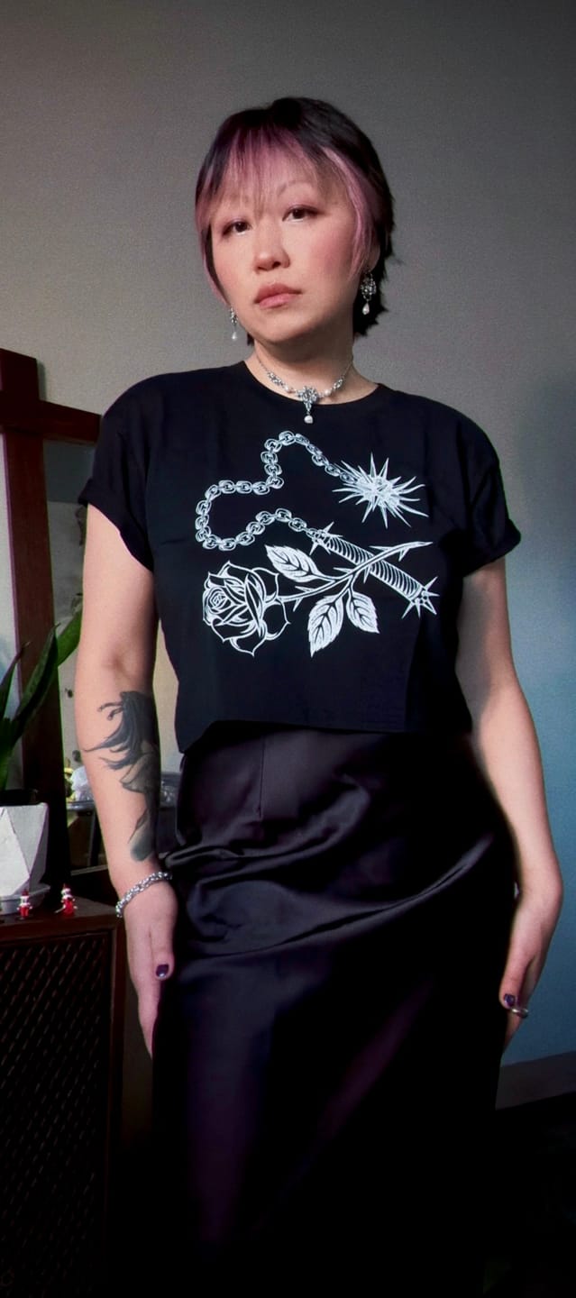 Customer photo review of Doom&Swoon Crop Tee