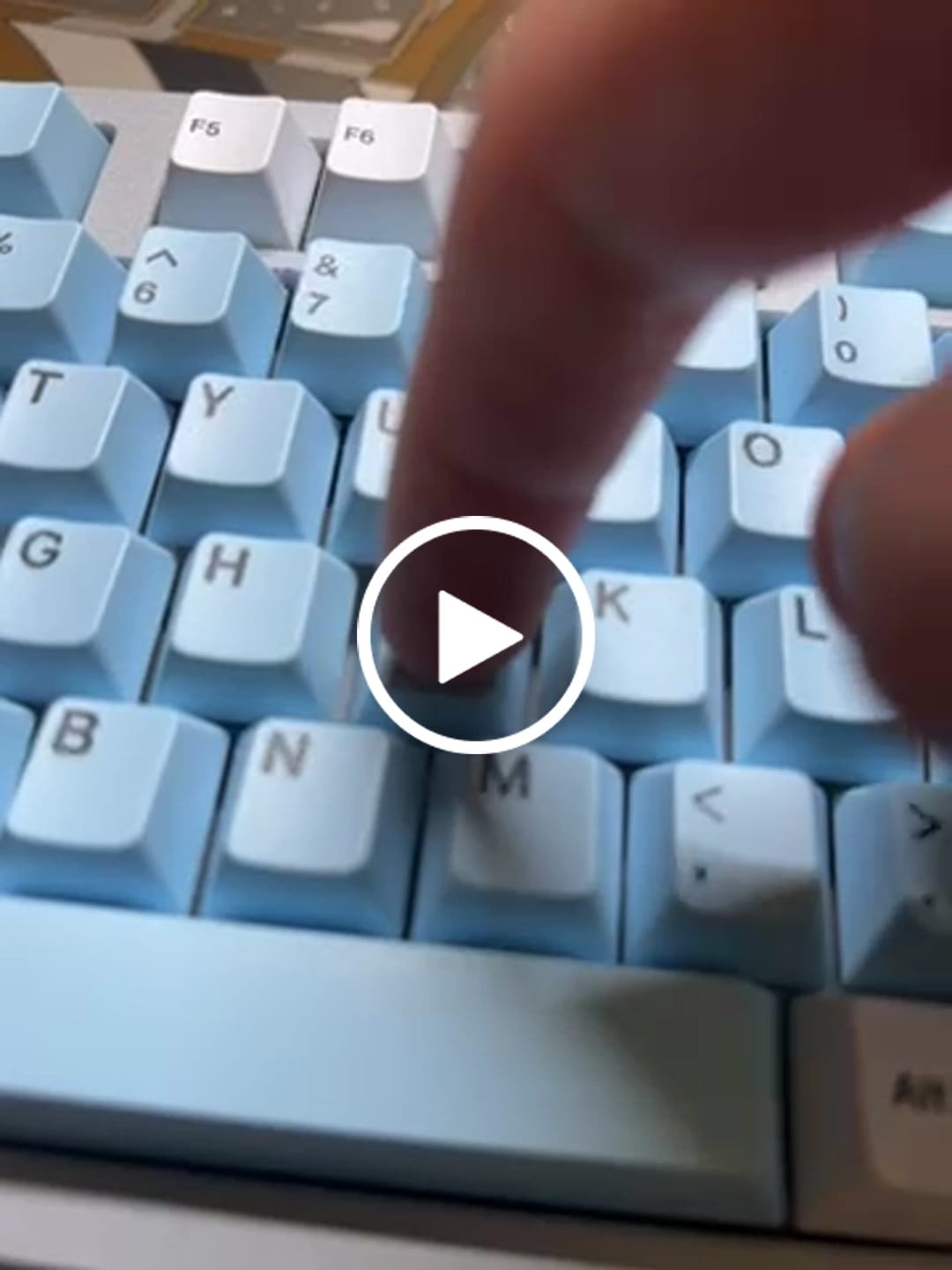 Customer video review of WINGTREE CAMELLIA LINEAR SWITCH FACTORY LUBED (10PCS)
