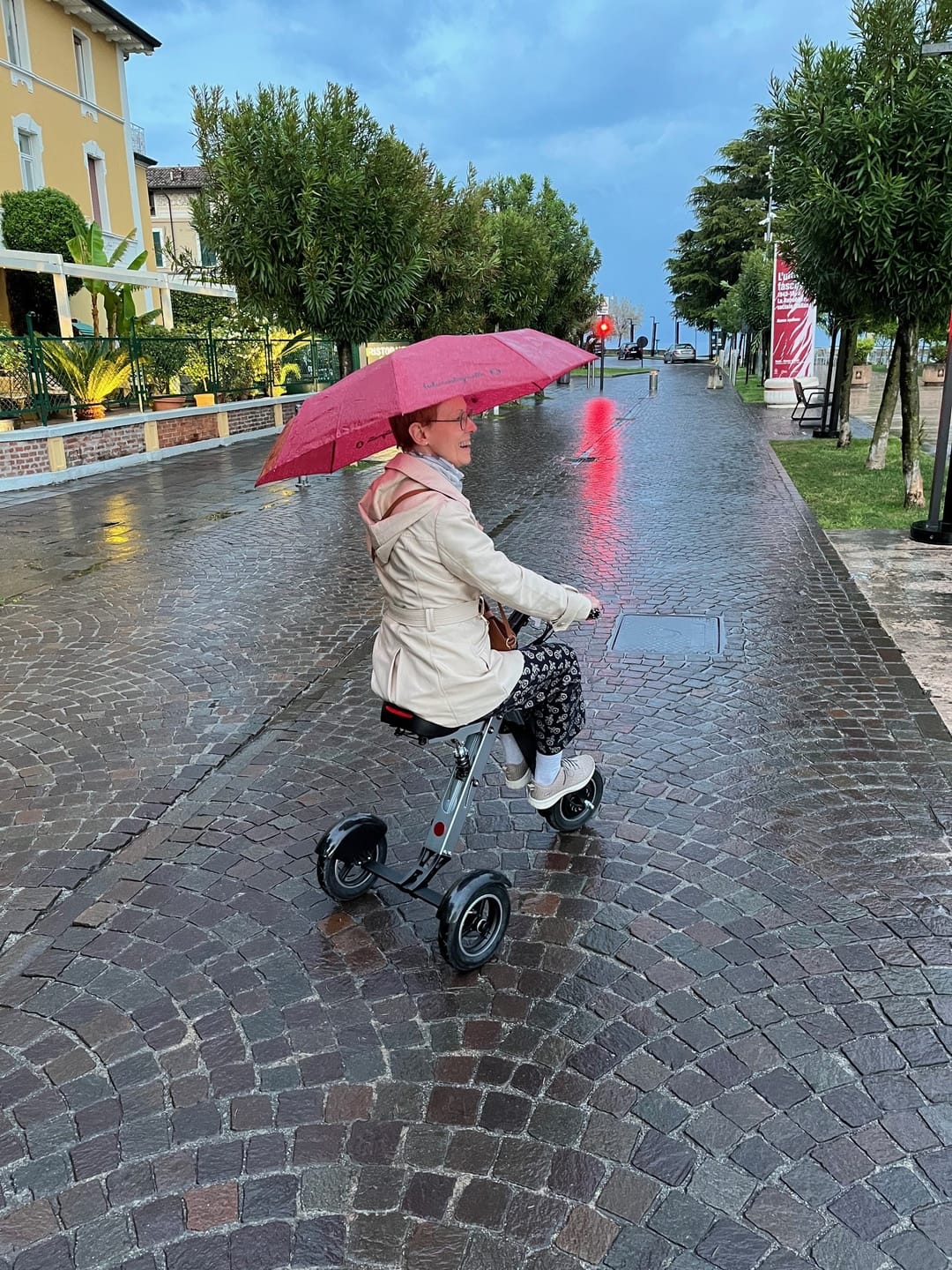 Customer photo review of Mini trottinette pliable 3 roues ES-35 pour PMR et Séniors - Tricycle ultra léger