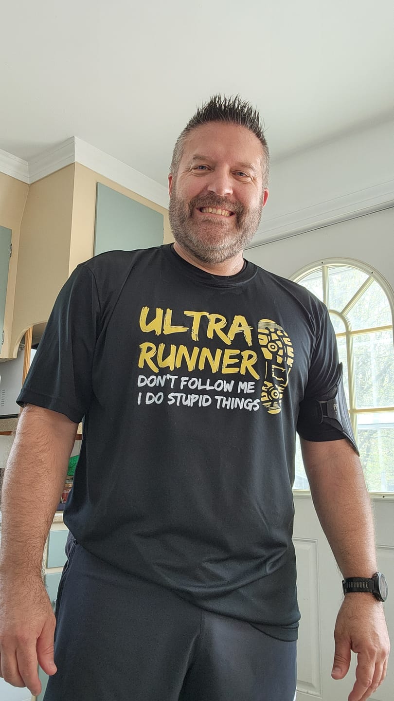 Customer photo review of Stupid Things Tech Tee