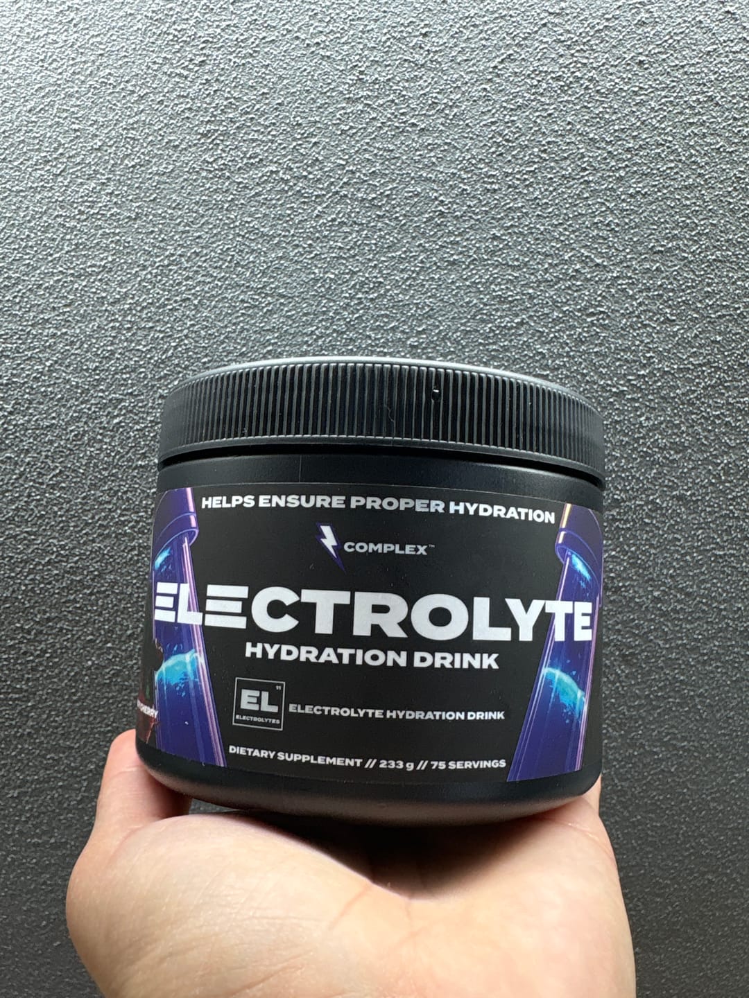 Customer photo review of Electrolyte Hydration Drink