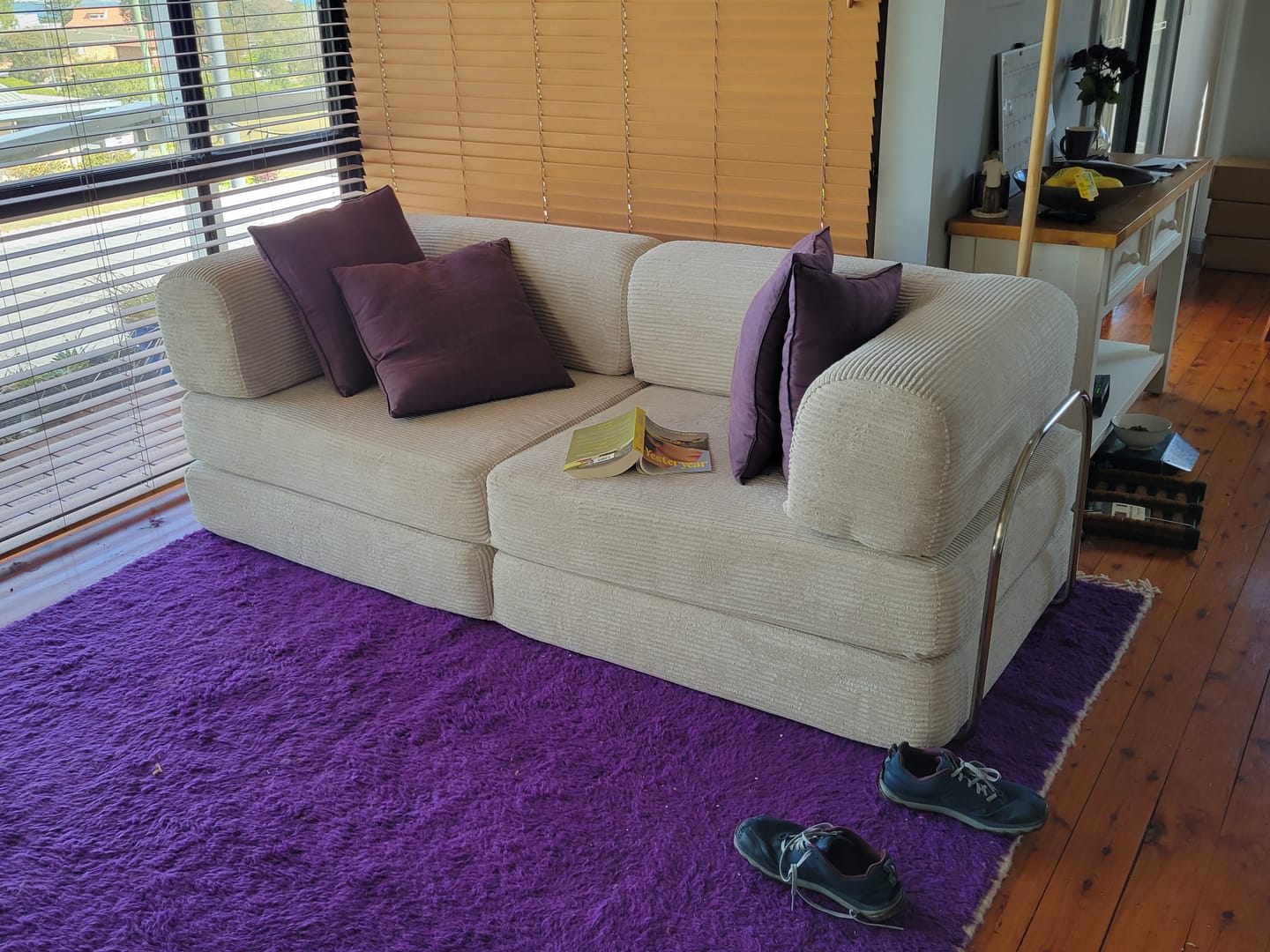 Customer photo review of Nova Modular Sofa Bed-Eggshell