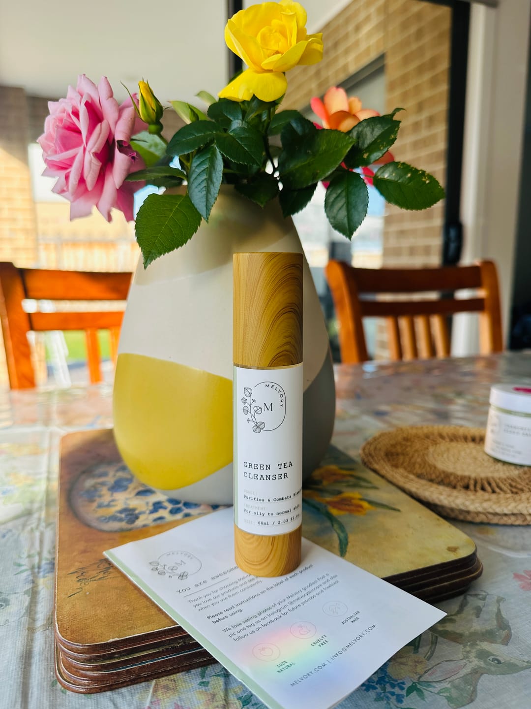 Customer photo review of Green Tea Balancing Cleanser