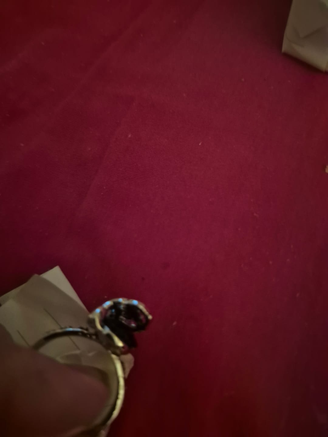 Customer photo review of Vintage Vine Black Agate Ring (Light Luxury Niche Dark Style Band)