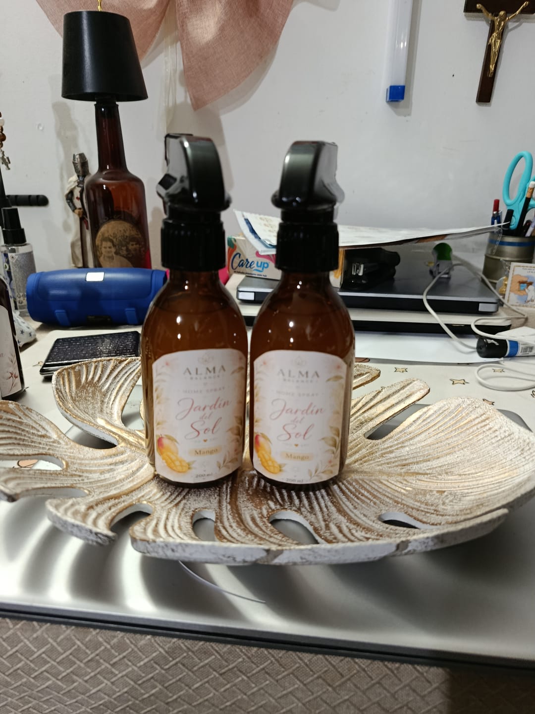 Customer photo review of Botella 200 ml vidrio ámbar mini gatillo 28/410