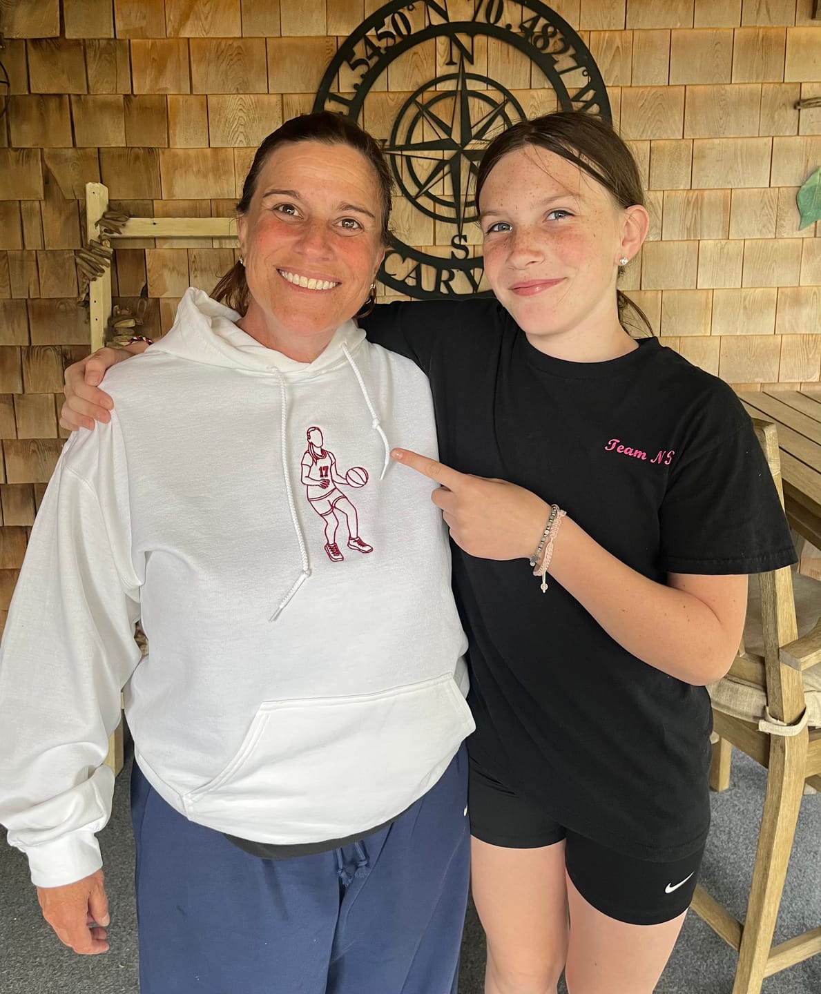 Customer photo review of Custom Sports Hoodie