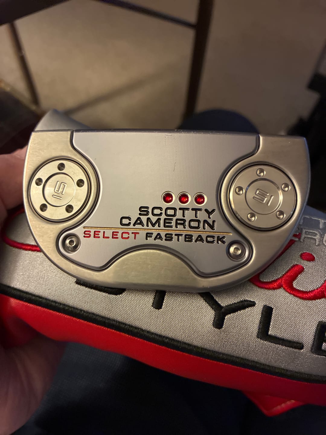 Customer photo review of Scotty Cameron Compatible Silver (No Paint) Small Thread Putter Weights