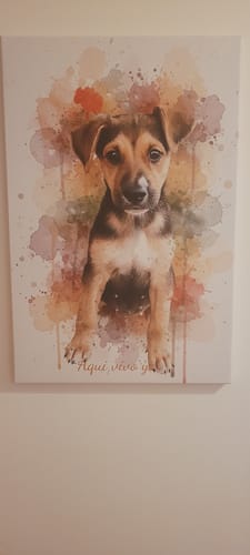 Customer photo review of Vuestra foto como obra de arte – con vista previa en vivo, como póster o lienzo