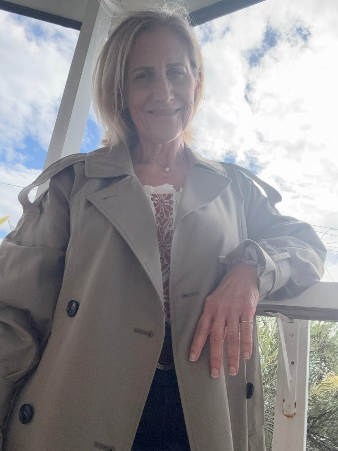 Customer photo review of Helena Trench Coat