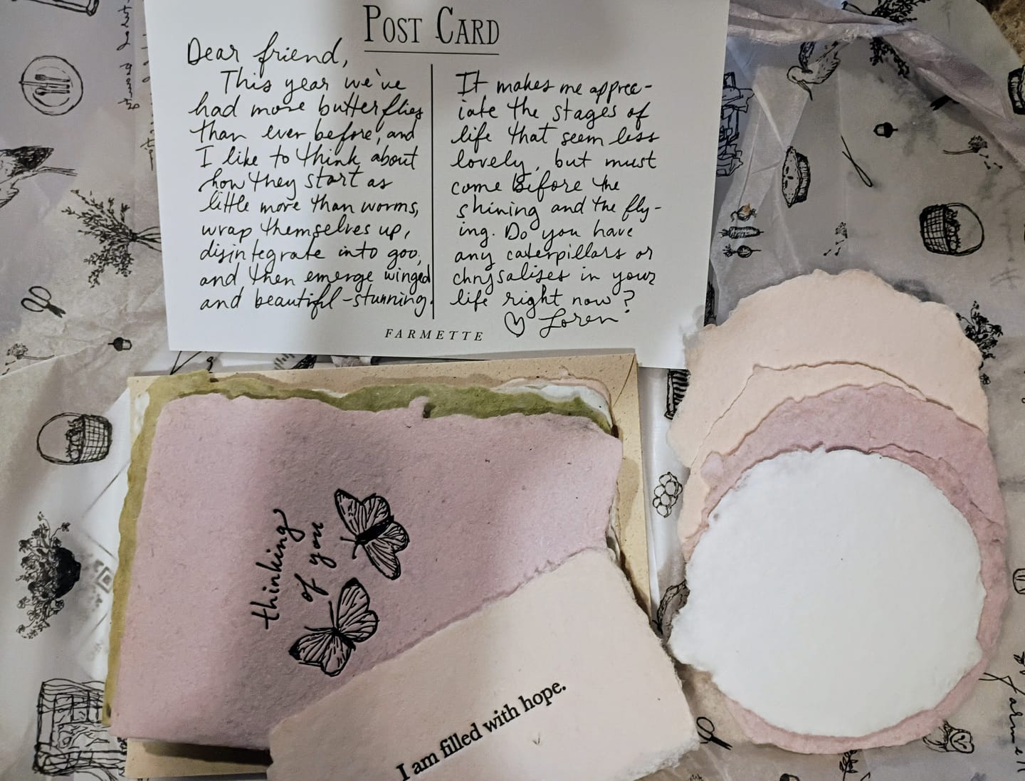 Customer photo review of Monthly Artisan Card Subscription