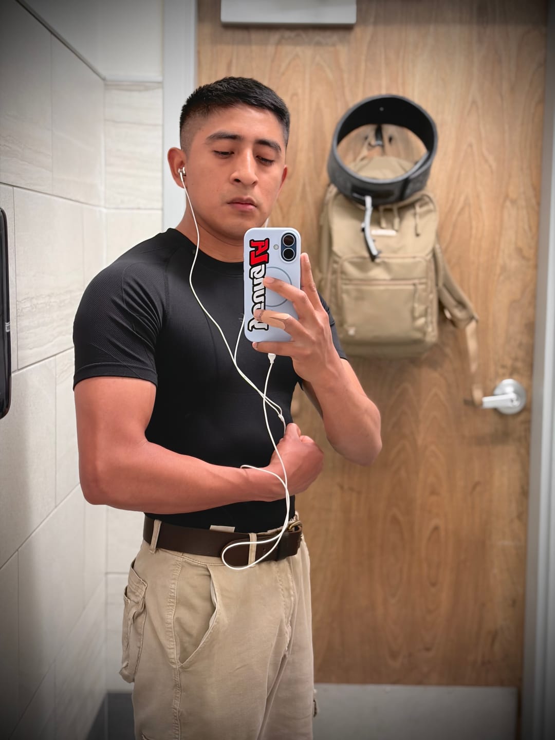 Customer photo review of 4016 - Natural Cotton Compression Tees