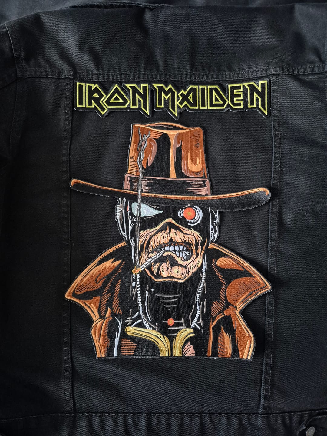 Customer photo review of Iron Maiden - Stranger In A Strange Land - Embroidered Backpatch