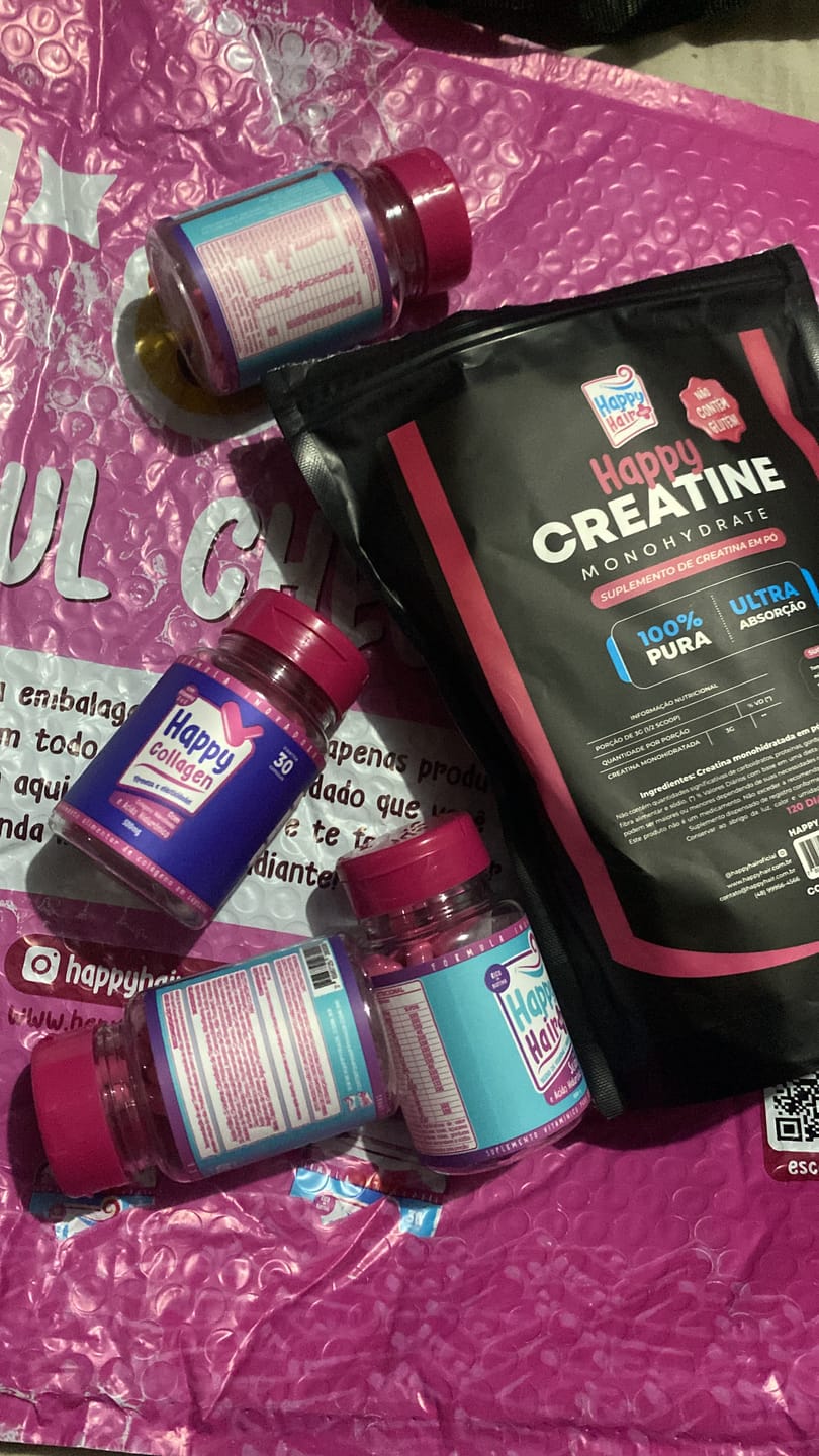 Customer photo review of Creatina Monohidratada 100% Pura 300g - Happy Creatine