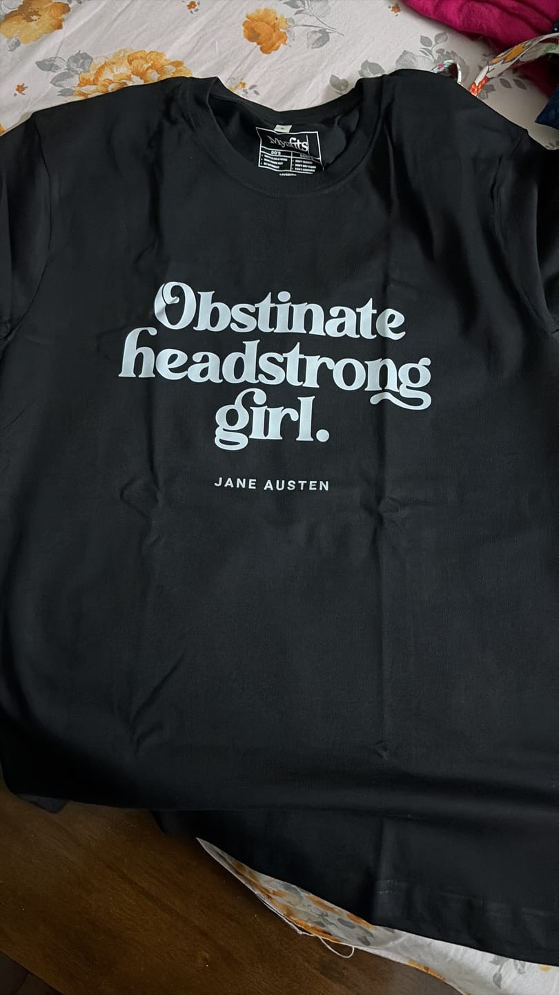 Customer photo review of Obstinate Headstrong Girl: Statement Tee