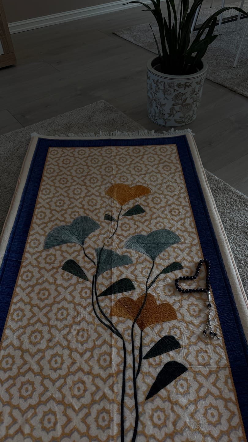 Customer photo review of Al-Tiraz Padded Prayer Mat