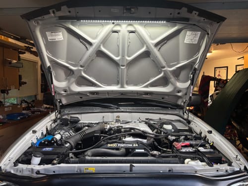 Customer photo review of Engine Bay LED Light Kit Universal Automatic On/Off