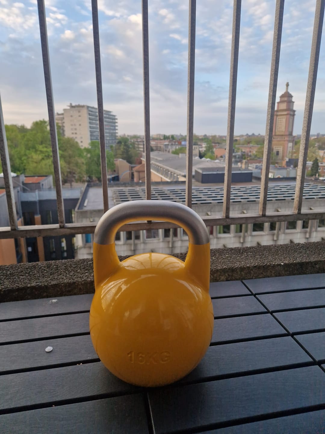 Customer photo review of Stainless Steel Competition Kettlebells - 4-36KG