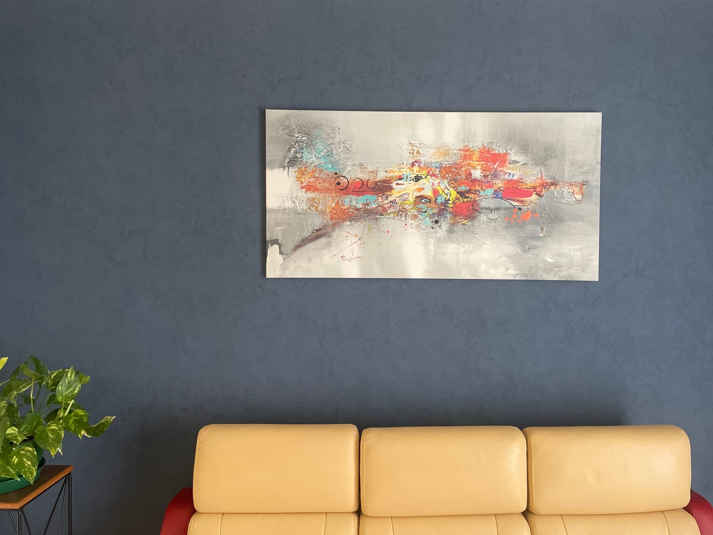 Customer photo review of Tableau Design Explosion Abstraite