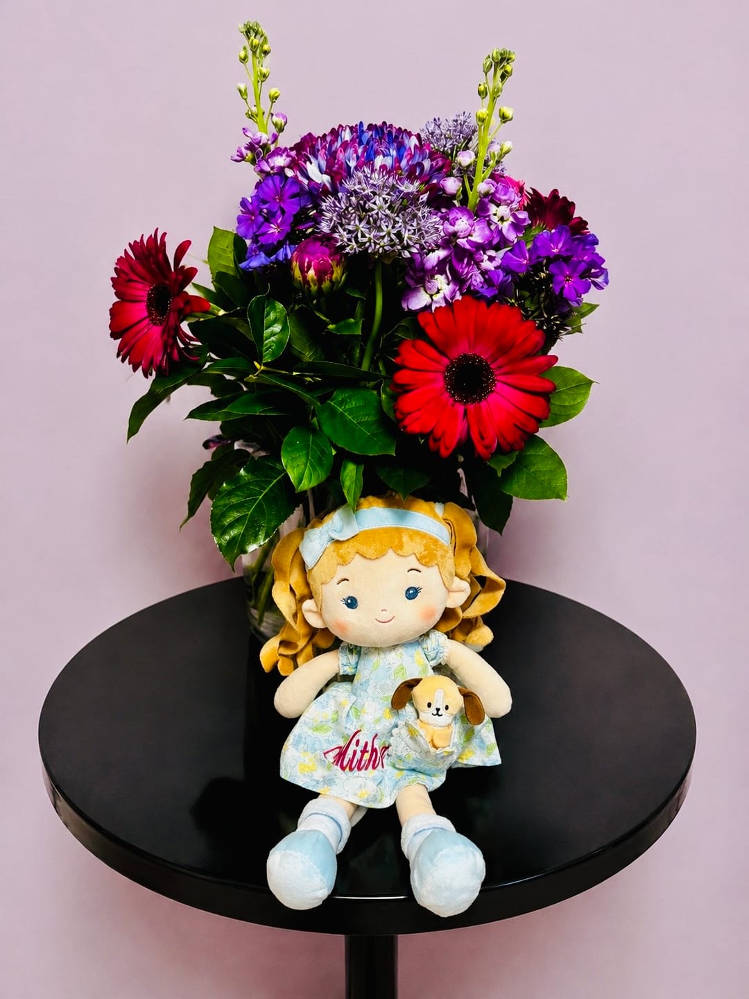 Customer photo review of [PRE-ORDER] Personalized Lily Girl & Her Pet