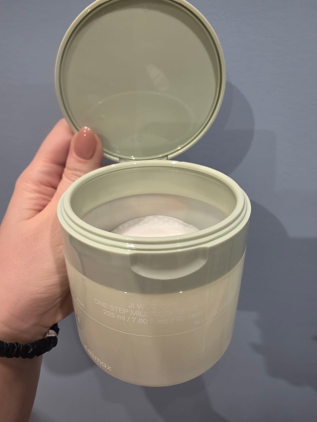 Customer photo review of Attīrošie spilventiņi kosmētikas noņemšanai Celimax Ji Woo Gae One Step Mild Cleansing Pad