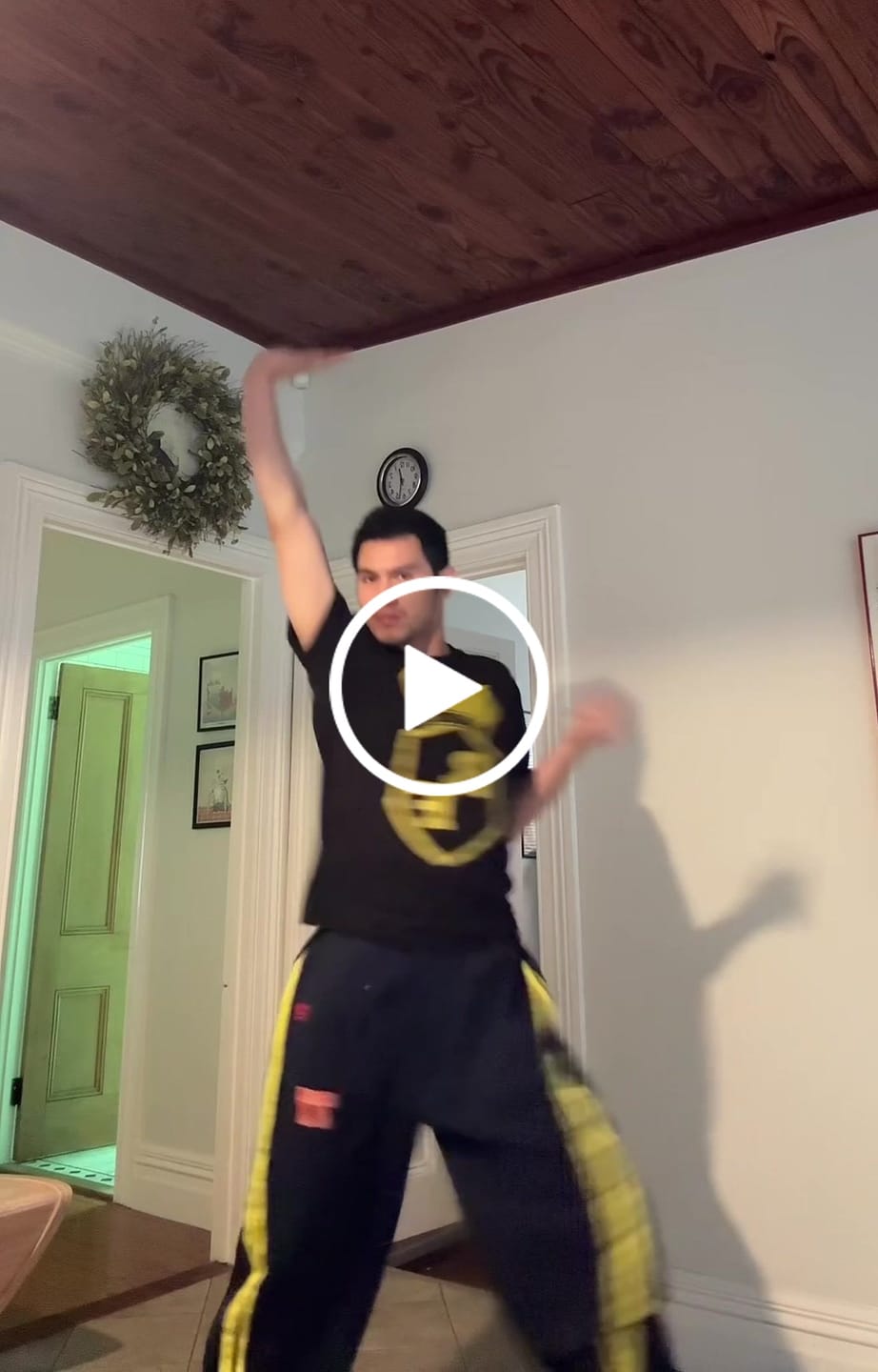 Customer video review of Aelfric Eden Stripe Baggy Barrel Sweatpants