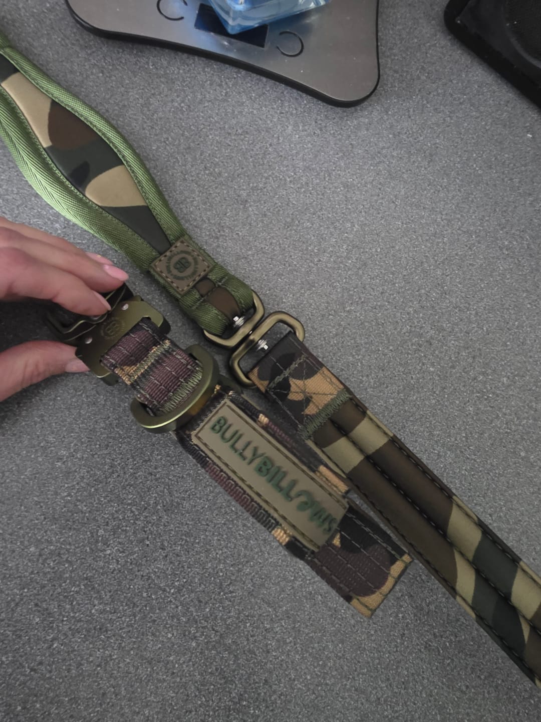 Customer photo review of 1.2m Mini Combat® Lead | Camouflage Green