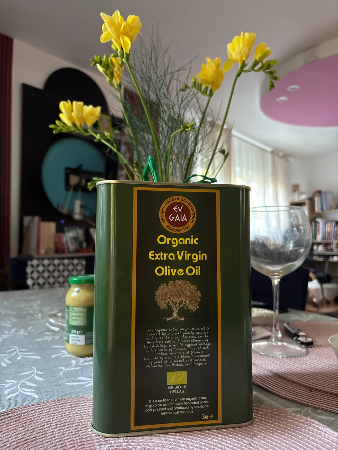 Customer photo review of Ulei de măsline extravirgin, BIO, Ev Gaia, 3l - presat la rece - livada noastră, recolta '25/'26