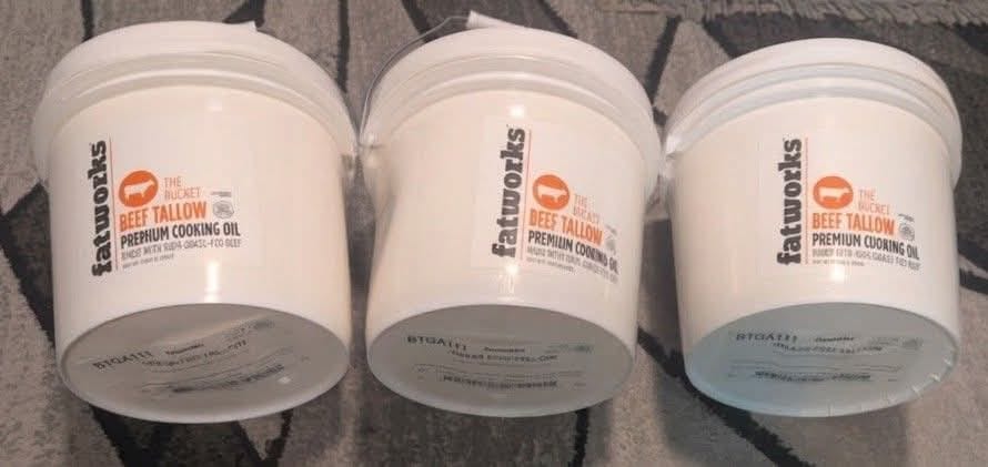 Customer photo review of The Bucket- 1 Gallon Grass Fed Tallow