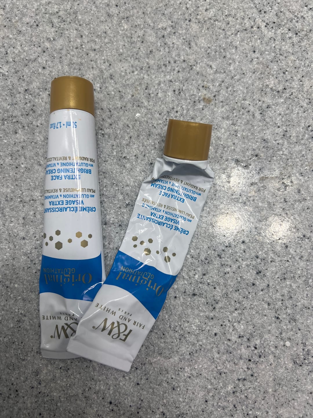 Customer photo review of Original Glutathion   Brightening Cream 50ml