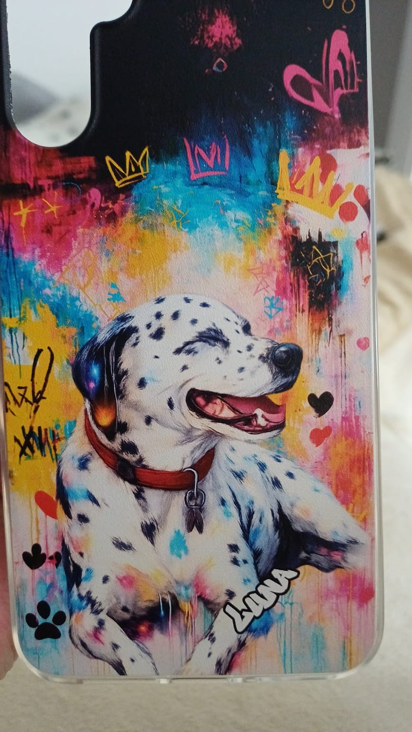 Customer photo review of Personalisierte Handyhülle - Graffiti
